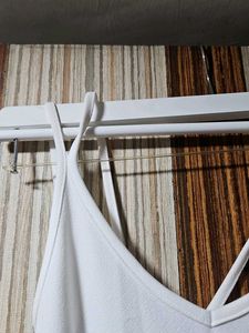 White Sleeveless Skater Dress