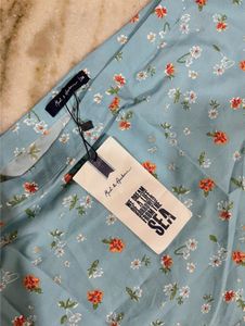 Powder blue A line skirt