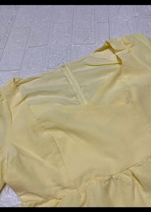 Butter Yellow Dress