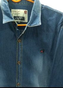 Denim Button-Down Shirt
