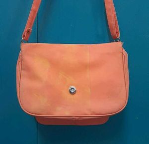 Orange Crossbody Sling Bag