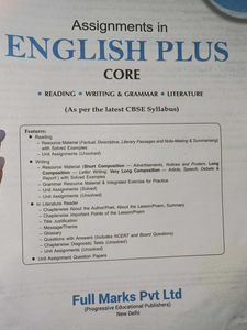 Full Marks Assignments - English Plus, All Classes