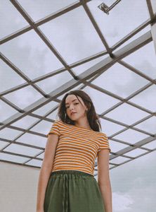 Striped Casual Top for Women