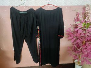 Black Kurta Set
