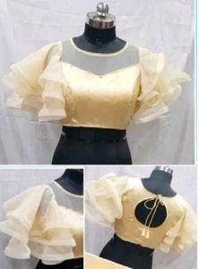 Black Less Golden Blouse