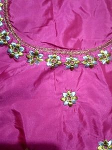 Pink Embroidered Blouse Piece