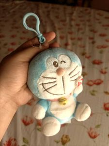 Doraemon Plushie Bag Charm with Candy