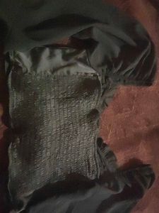 branded Chic Black Corset Style Top🎀🕸️