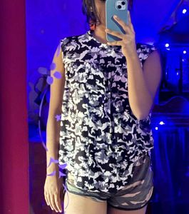 Camo Sleeveless Top
