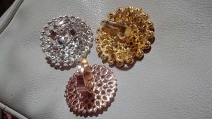 Rhinestone Rings (Set of 3)
