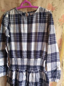 Charming Checkered Dress! ❤️