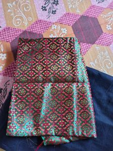 Beautiful New Unused Saree With Blouse Pc