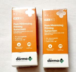 The Derma Co Pore Minimizing Sunscreen😍