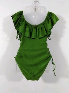 Green Swimsuit Bodysuit