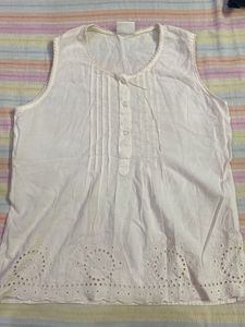 Sleeveless Peach Top