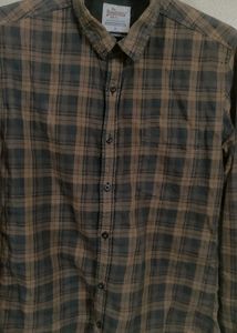 Brown Roadster Check Shirt