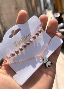2 Line Pearl Plus Charm Bracelets