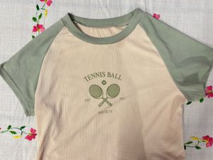 Tennis Ball Society Crop Top