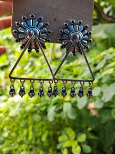 Geometric Dangle Earrings
