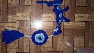 Evil Eye Crochet Hanging