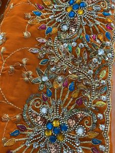 Used Saree Blaues Brest 28 Size