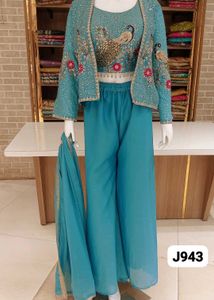New Standard Pakistani Cord Set Full Embroidery wo