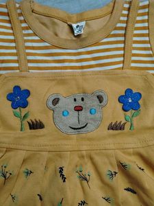 Cute Bear Print Dress