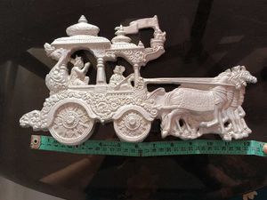 Krishna Arjun Chariot Showpiece