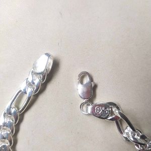 Pure Silver Figaro Chain ⛓️ Bracelet