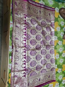 Elegant Purple banarasi Saree