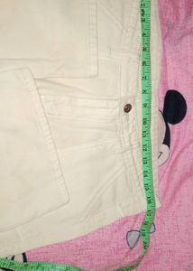 Beige Cargo Jeans