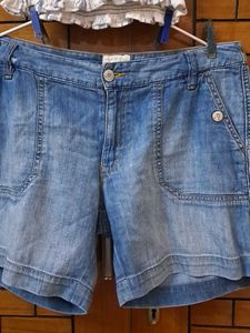 Combo  Of Top N  Hnm Denim  Short Imported Fabric