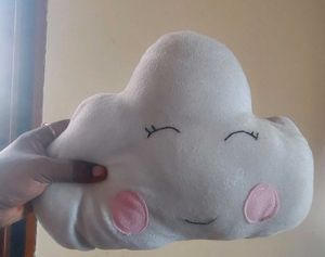 Smiling Star and Cloud Pillow
