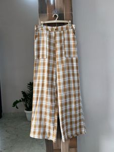 SHEIN PLAID HIGHWAIST TROUSER