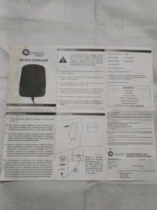 Vinverth Voltage Stabilizer 240V To Out Put 20W
