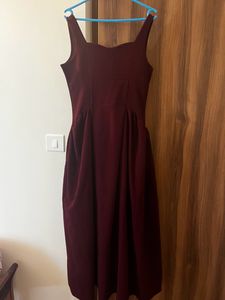 Maroon Dress