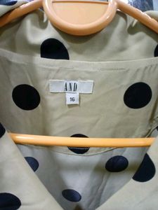 GAP Polka Dot Dress Sleeveless With Pocket