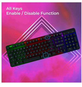 Zebronics gaming Semi membrane RGB Keyboard