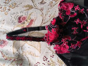 Lace Detail Bustier Top