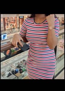 Striped Bodycon Dress