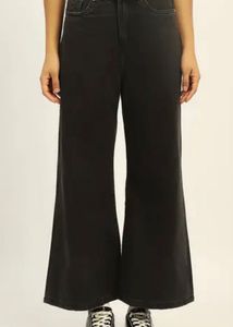Wide Leg Black Jeans