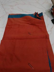 Saree With Border Cotton