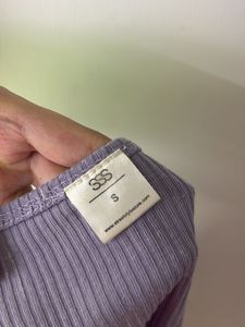 Lilac Ribbed Tank (S)