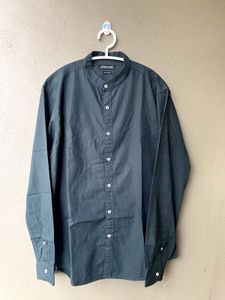 Men Green Slim Fit Pure Cotton Casual Shirt