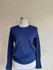 Y2k Blue Sweater