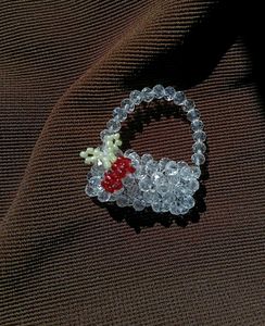 Beaded Bag Keychain