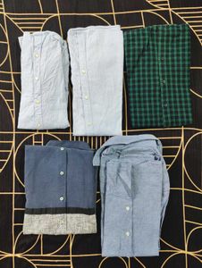 Men 5 Branded Shirts Combo