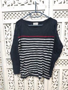 🎀Imported Striped Long Sleeve Sweatshirt D