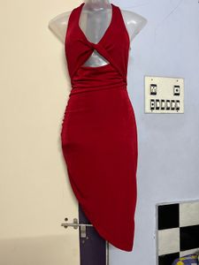 Rare Women Red Sexy Wear Bodycott One Piece