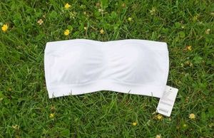 Tube Bra - Blue &amp; White